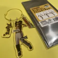 阪神タイガース　ウル虎の夏　ワイヤーリングアクリルキーホルダー　中野拓夢