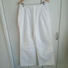 訳アリ　ホワイト 3L カジュアルパンツタグ付