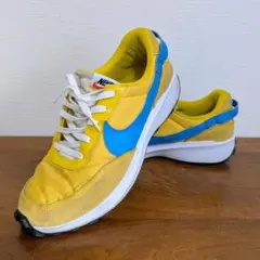 NIKE スニーカー　WAFFLE DEBUT　イエロー　ブルー　29cm