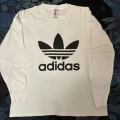 激レア 90s USA製 アディダス 両面 ビッグトレフォイル Tシャツ L 