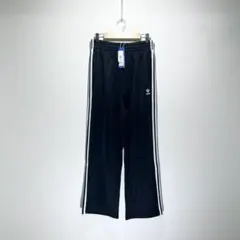 新品 S adidas ファイヤーバード バギー トラックパンツ ジャージ 黒