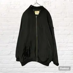 11792 Pur colore ピュアカラー ブルゾン ジャンパー 黒 4L