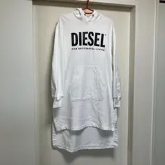 DIESEL フード付きワンピース ホワイトのサムネイル