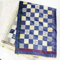 未使用級⭐︎ グッチ　大判スモール　ショール　GG柄　レディース　メンズ GUCCI グッチ ストール メンズ レディース シルク ウール GG柄