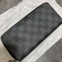 キングダムハーツ モノグラム 本革 ラウンドファスナー財布 長財布