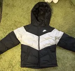 Nike フード付きダウンジャケット Lサイズ 黒/グレー