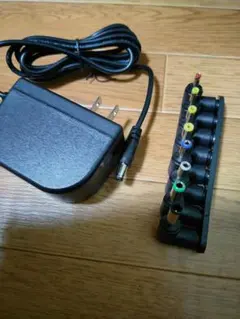 8ポート 電源アダプター 黒。 ◎2個セット販売