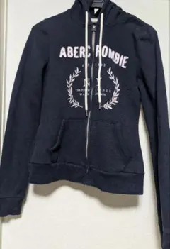 Abercrombie＆Fitch アバクロ ネイビー パーカー Sサイズ