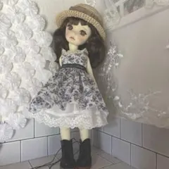 imda3.0花柄エプロンワンピース