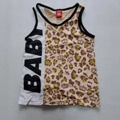 BABY DOLL レオパード柄 タンクトップ 120