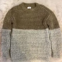 Cheer 長袖ボーダーニットセーター