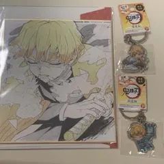 鬼滅の刃　全集中展　善逸　ミニ色紙　色紙