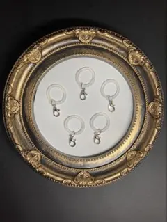 アンブレラマーカークリア5個セット(シルバー)傘