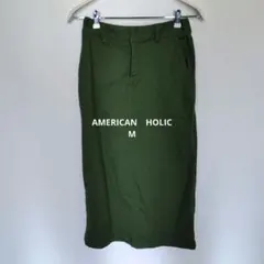 AMERICAN　HOLIC オリーブグリーン タイトスカート M
