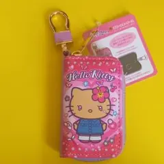 ハローキティ　スマートキーケース　ピンク　ギャル