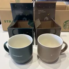 【非売品】STARBUCKS®︎REWARDS限定スターマグ グリーン ＆ブラウン