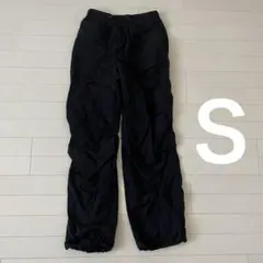 GU テックパラシュートプルオンパンツ ブラック　Ｓ