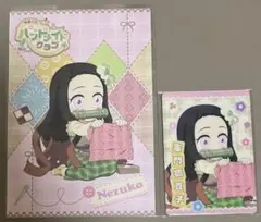 鬼滅の刃 ハンドメイドクラブ　 パッチワーク風カード ポストカード 竈門禰豆子