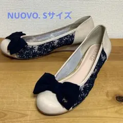 【ほぼ未使用品】NUOVO リボンレースパンプス　フォーマルパンプス　Sのサムネイル
