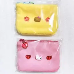 サンリオ　シークレットミニコインパース　ポーチ　キティ　日焼けキティ　2点セット