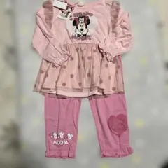 新品　ミニーマウス パジャマセット ピンク　110 リトシー