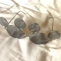 ディズニー　サングラス　ミッキー　ミラー型　シルバー大人用