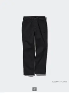 UNIQLOストレッチスリムアングルジーンズ　28 BLACK