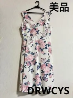 美品◆DRWCYS◆フラワープリント ワンピースのサムネイル