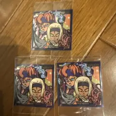 3枚　スクアーロ　ティッツァーノ　ジョジョ　黄金の風　ウエハース シール　最新