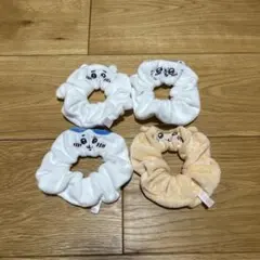 ちいかわ シュシュ ちいかわ・ハチワレ・モモンガ・くりまんじゅう