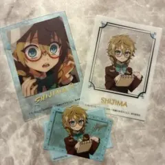3点★地縛少年花子くん　シジマメイ ダイソー クリアフォトカード