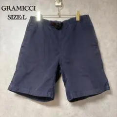 グラミチ GRAMICCI ショート パンツ ネイビー L フェード 古着のサムネイル