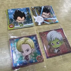 【4枚】ドラゴンボール超 ウエハース シール