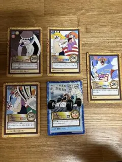 ワンピースカードダス　バギー５枚セットトレーディングカード