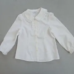CHOPIN deux フリル襟シャツ 100cm 入園式　発表会　冠婚葬祭