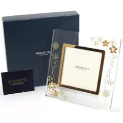【極美品】MIKIMOTO ミキモト フォトフレーム 写真立て パールフラワーのサムネイル