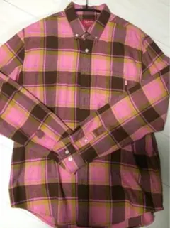 19SS Plaid Flannel Shirt Week3DustyPink