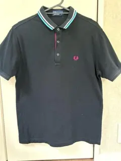 FRED PERRY ブラック ポロシャツ M - メルカリ