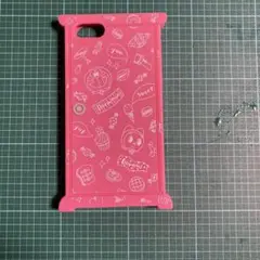 ドラえもんiPhone用ピンクシリコンケース