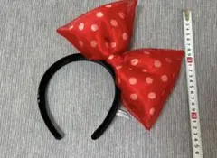 【試着程度】Disney TDS ディズニーシー ミニー カチューシャ リボン