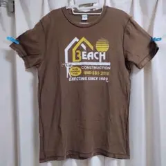半袖Tシャツ　Hollister California　Mサイズ　茶色