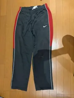 NIKE トラックパンツ グレー レッド