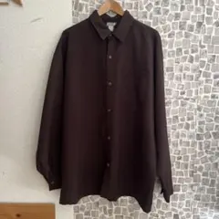 シャツ ブラウン
