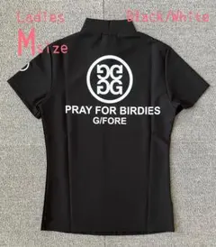 ジーフォア ゴルフ G/FORE Lサイズ レディース モックネック Tシャツ G/FORE ジーフォア Lサイズ レディース モックネックT-シャツ ブラック