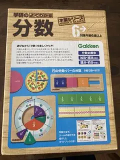 学研 木製シリーズ よくわかる分数