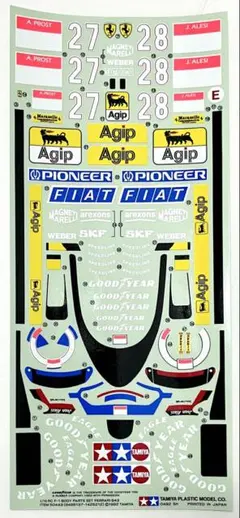 タミヤ フェラーリ ラ・フェラーリ ボディ カット済み、デカール 1/10