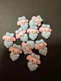 高級ネイルパーツ　マイメロ ハート　ネイルパーツ10個　即購入×