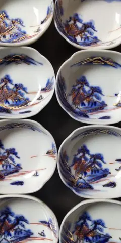 有田焼　醤油皿10個　骨董　アンティーク