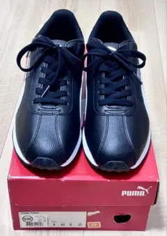 【未使用・箱有】PUMA スニーカー ブラック ホワイト27cm
