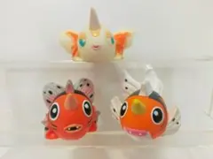 ポケモンキッズ　指人形　トサキント　アズマオウ　進化3体セット　まとめ売り